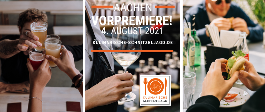 Titelbild des Artikels: Die Kulinarische Schnitzeljagd in Aachen - exklusive Vorpremiere